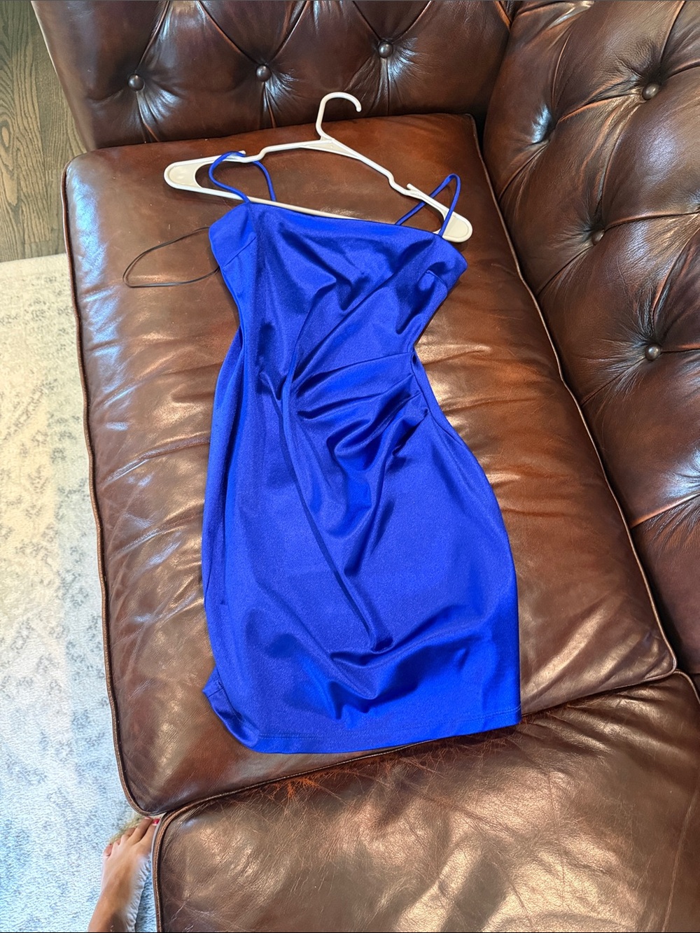 Windsor Royal Blue Mini Slip Dress